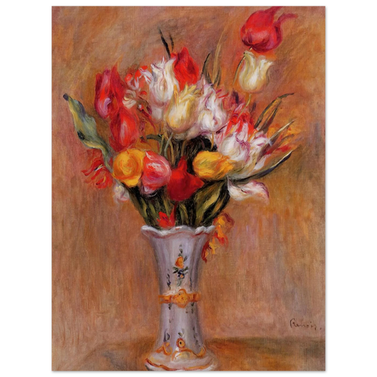 Tulips by Pierre-Auguste Renoir – art poster, view 2