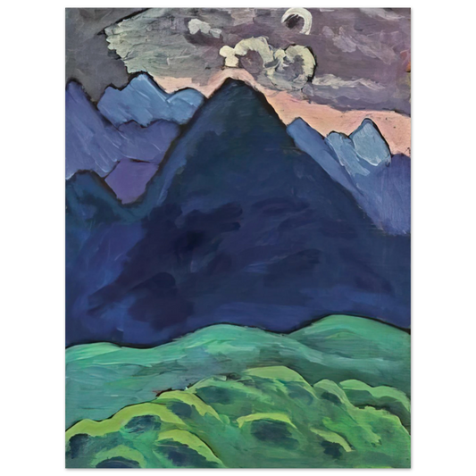 Blauer Kegelberg by Gabriele Munter (1930) – art poster, view 2