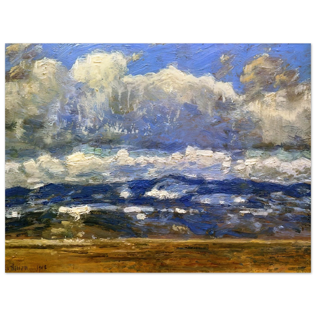 Over The Great Divide by Childe Hassam – art poster, view 2