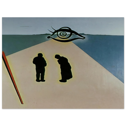 The Eye Of The Angelus by Salvador Dali – art poster, view 2