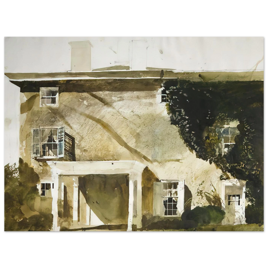 The Hatton House by Andrew Wyeth (1967) – art poster