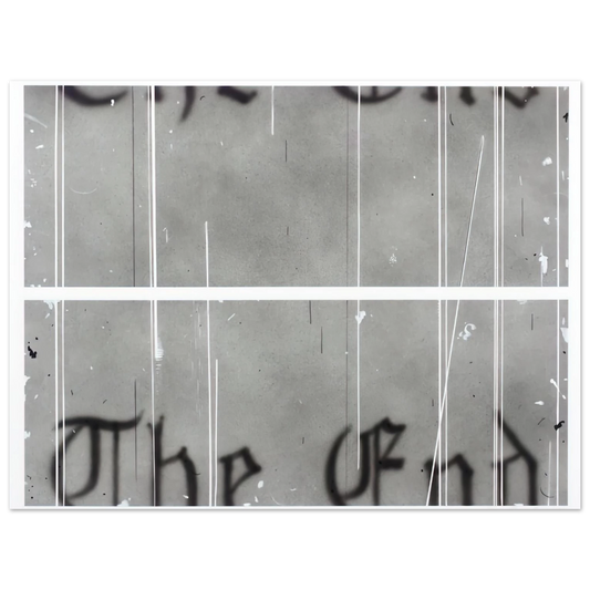 The End 1 by Edward Ruscha (1993) – art poster