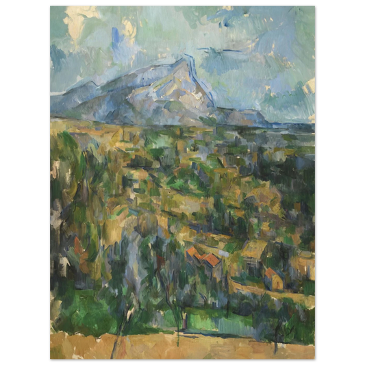 Mont Sainte Victoire by Paul Cézanne – art poster, view 2