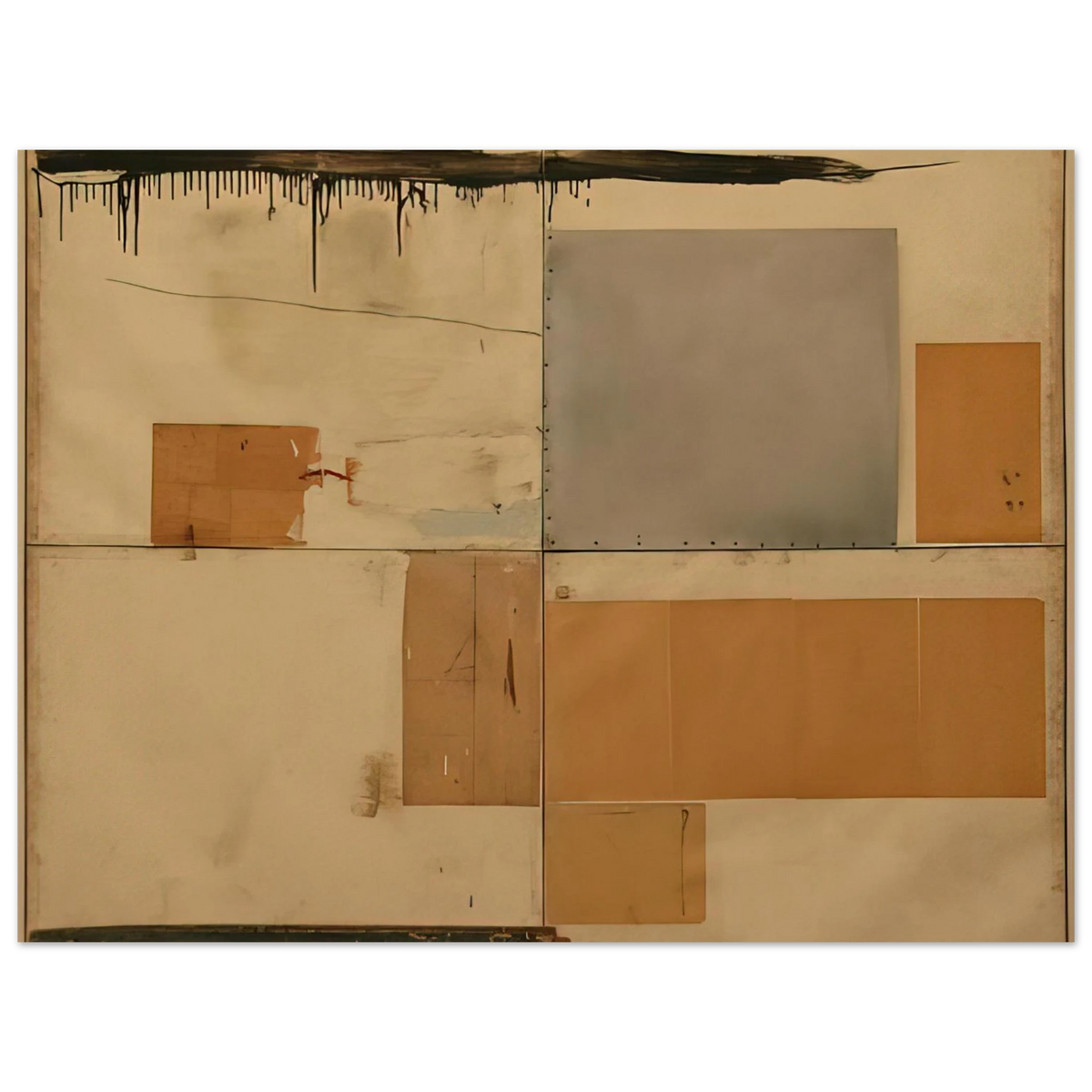 Untitled Artwork No. 1 by Robert Rauschenberg – art poster, view 2