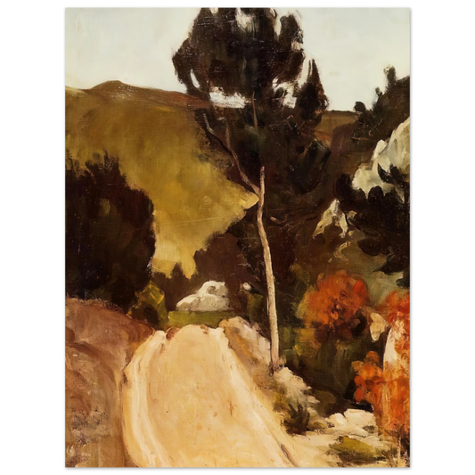 Road In Provence by Paul Cézanne – art poster