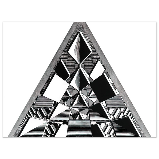 Three Intersecting Planes by M.C. Escher – art poster