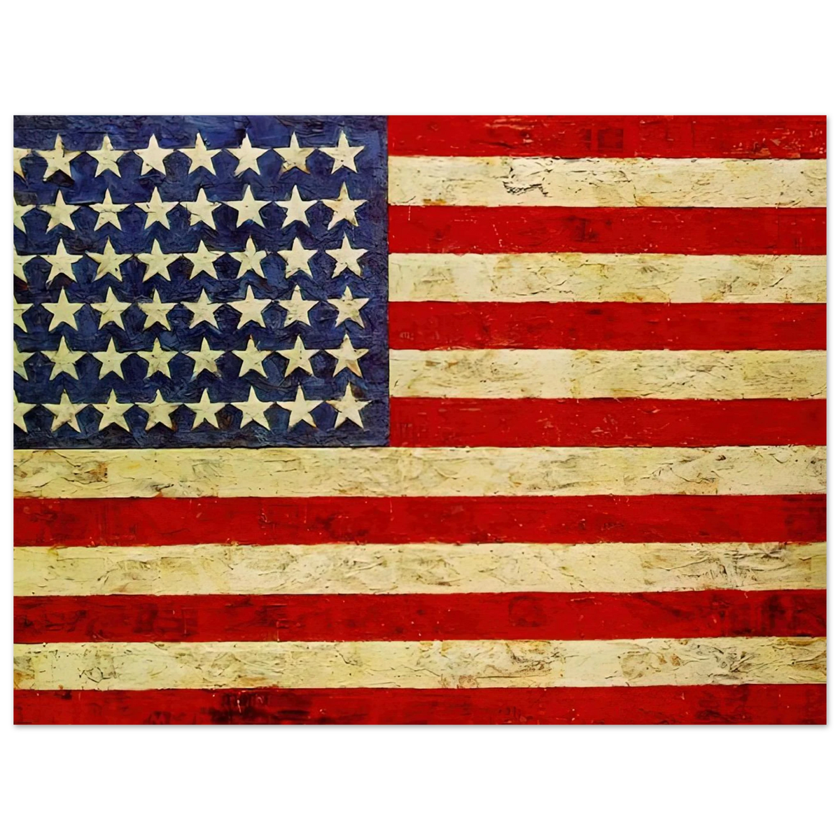 Flag by Jasper Johns – art poster, view 2
