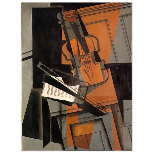 The Violin by Juan Gris (1916) – art poster, view 2