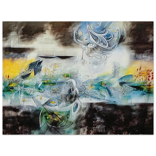 Abrir El Cubo Y Encontrar La Vida by Roberto Matta – art poster