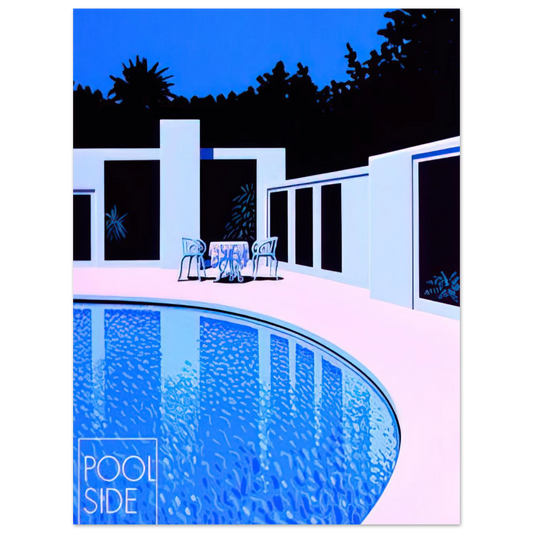 Poolside No. 12 by Hiroshi Nagai – art poster, view 2