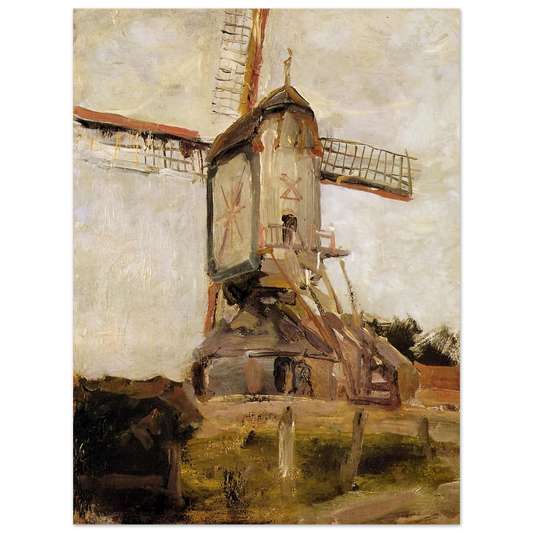 Mill Of Heeswijk Sun by Piet Mondrian – art poster