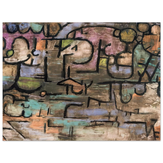 After The Floods by Paul Klee (1936) – art poster