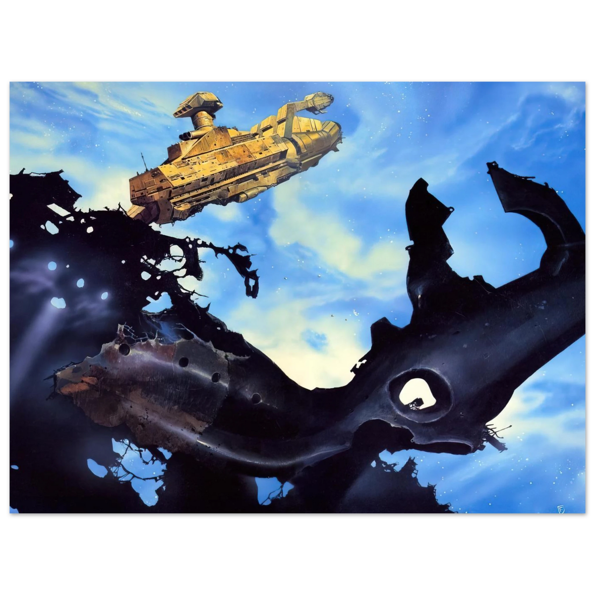 Untitled Artwork No. 10 by Chris Foss – art poster, view 2