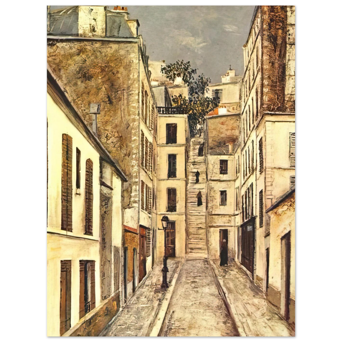 The Passage The Dead End by Maurice Utrillo – art poster