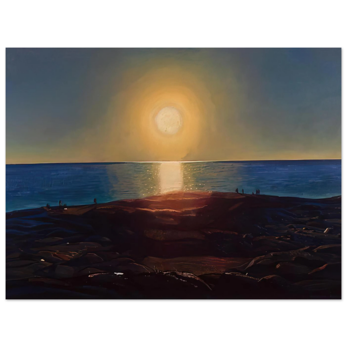 Calm And Free (Maine Coast) by Rockwell Kent – art poster, view 2