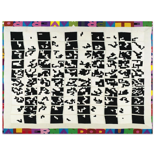 Alternando Da Uno A Cento E Viceversa by Alighiero Boetti (1977) – art poster