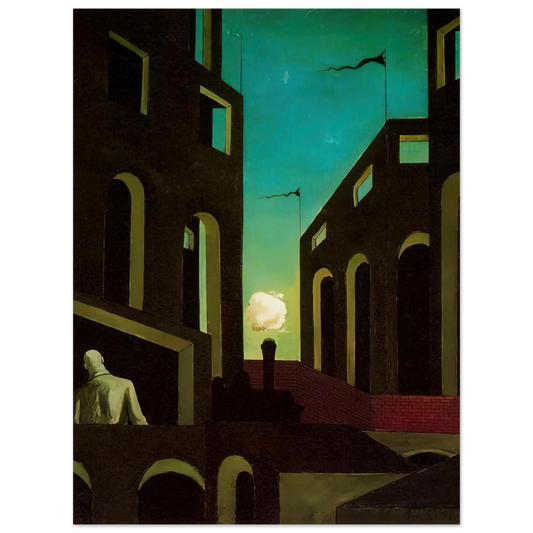 Happiness Of Returning by Giorgio de Chirico (1915) – art poster, view 2