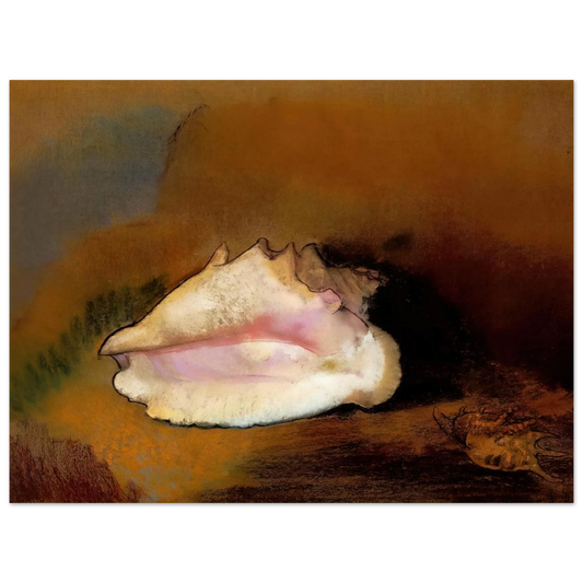 The Seashell 1 by Odilon Redon (1912) – art poster