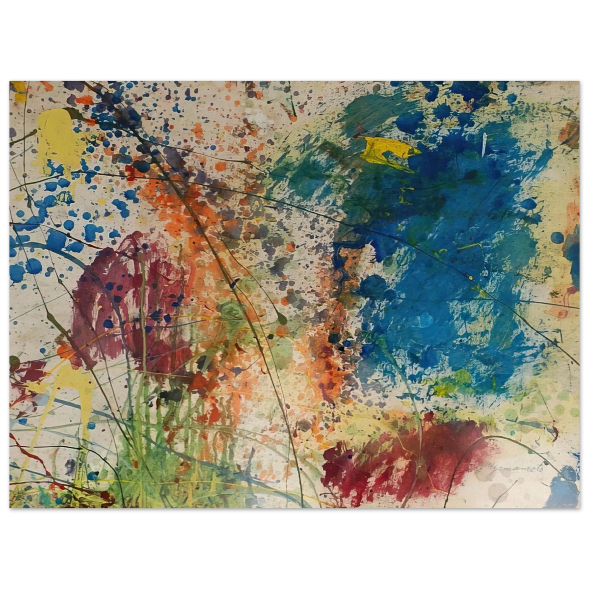 Untitled by Taro Yamamoto (1974) – art poster, view 2