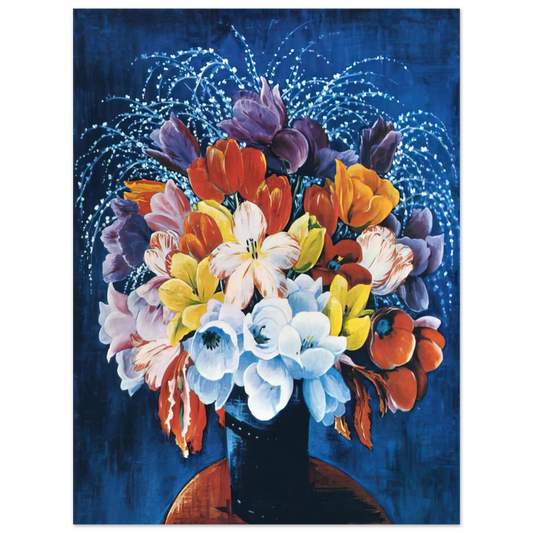 Bouquet Of Tulips by Moise Kisling – art poster
