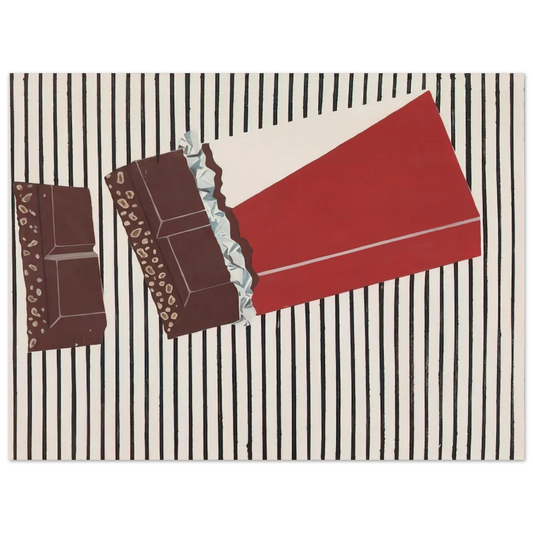 Chocolate Painting Schokoladenbild by Sigmar Polke (1964) – art poster, view 2
