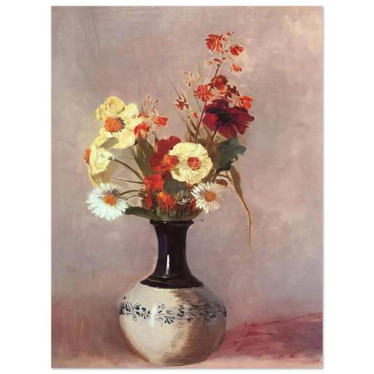 Vase Of Flowers 9 by Odilon Redon – art poster