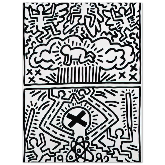 Anti Nuclear Rally by Keith Haring (1982) – art poster