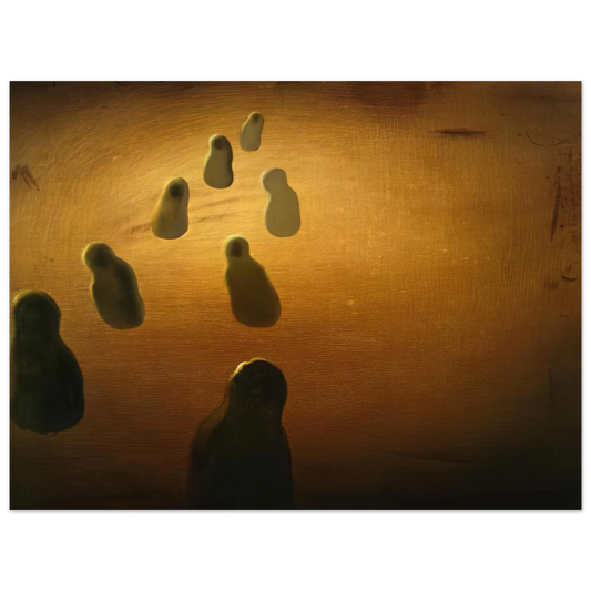 Study For Deoxyribonucleic Acid Arabs by Salvador Dali – art poster