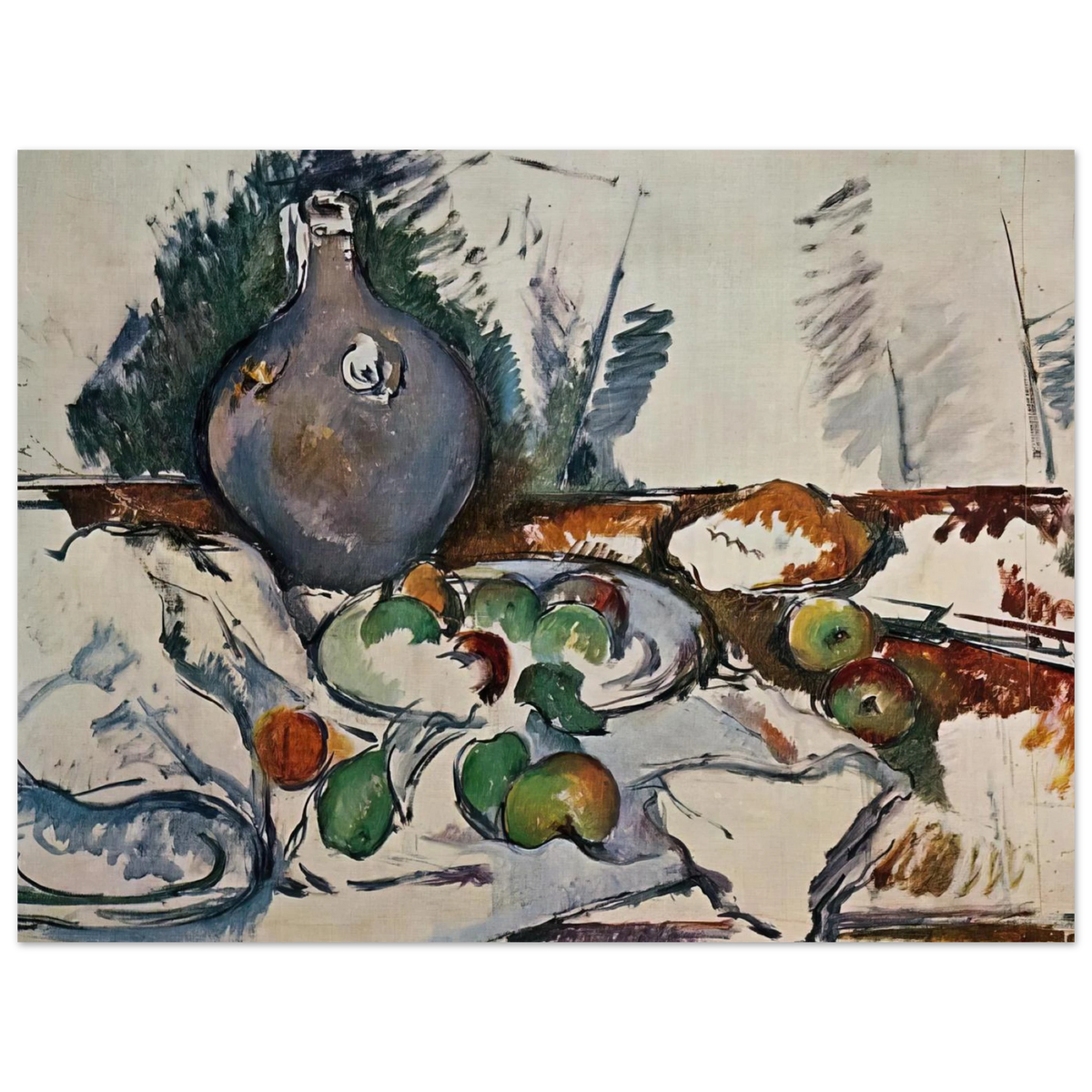Still Life With Water Jug by Paul Cézanne – art poster