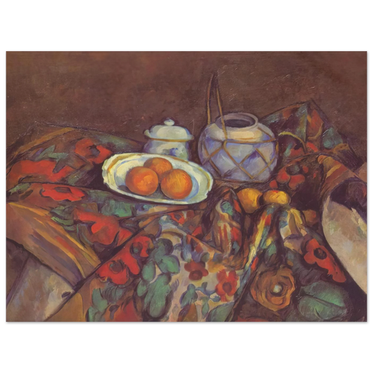 Still Life With Oranges by Paul Cézanne – art poster, view 2