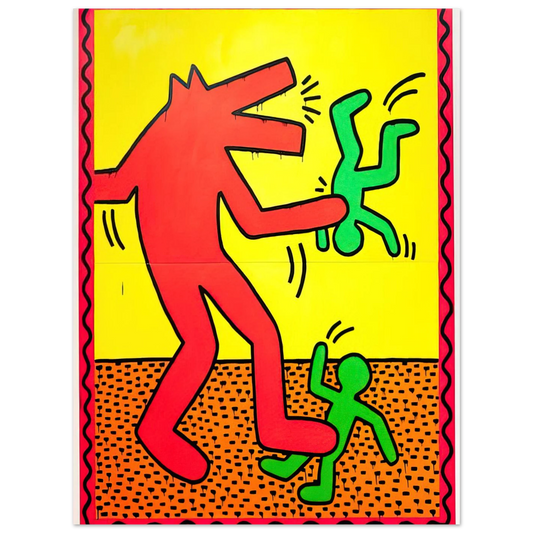 Untitled 1 by Keith Haring (1982) – art poster
