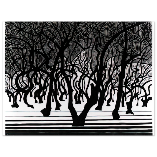 Untitled Print No. 9 by M.C. Escher – art poster