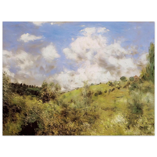 Strong Wind (Gust of Wind) by Pierre-Auguste Renoir – art poster