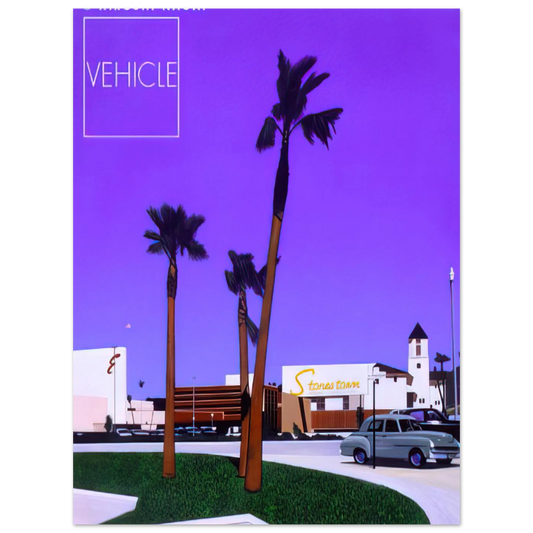 Vintage Car No. 11 by Hiroshi Nagai – art poster, view 2