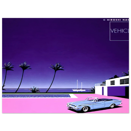Vintage Car No. 6 by Hiroshi Nagai – art poster, view 2