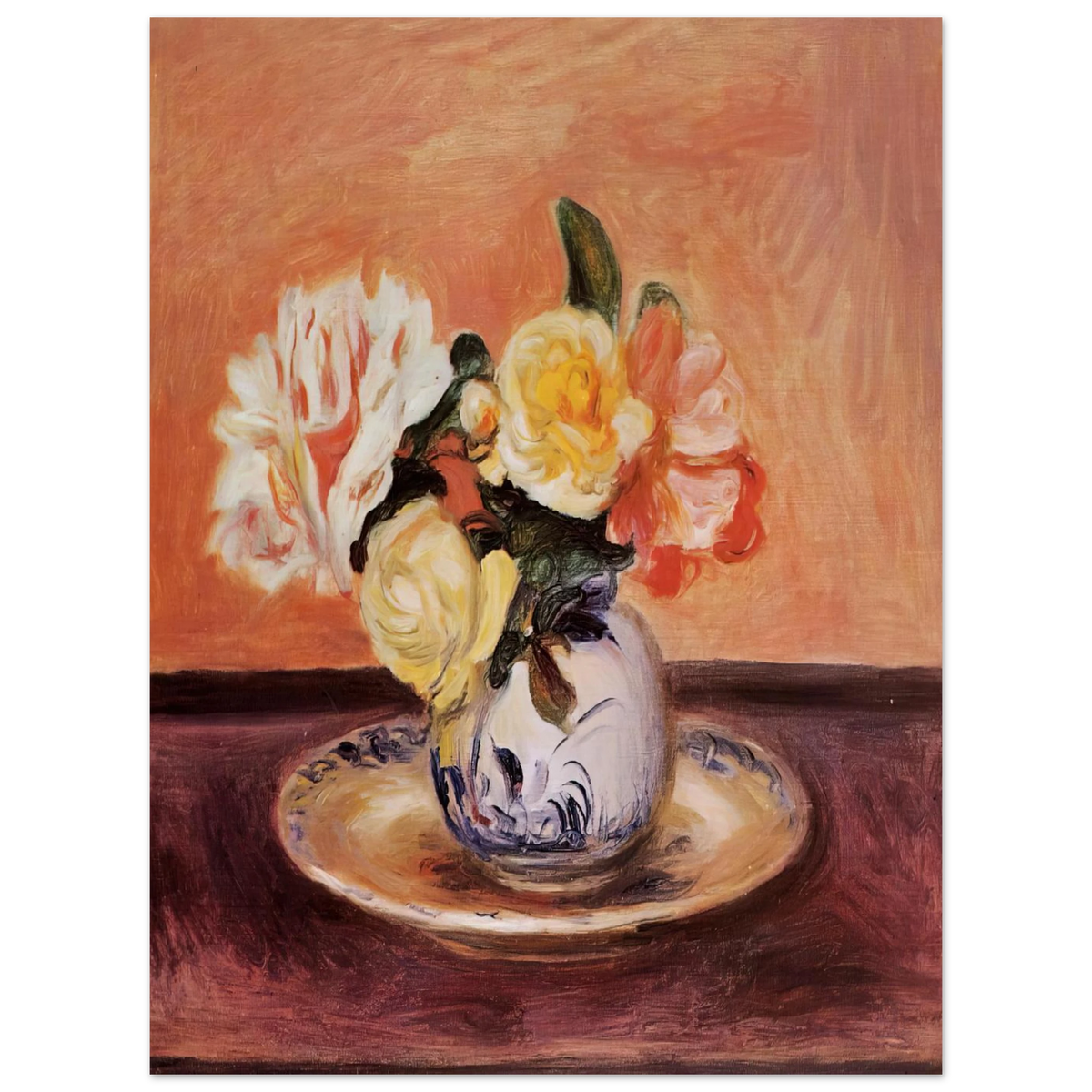 Vase Of Flowers by Pierre-Auguste Renoir – art poster, view 2