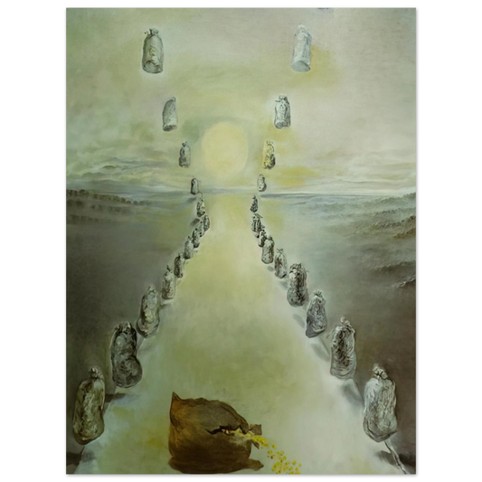 The Path Of Enigmas First Version by Salvador Dali – art poster, view 2