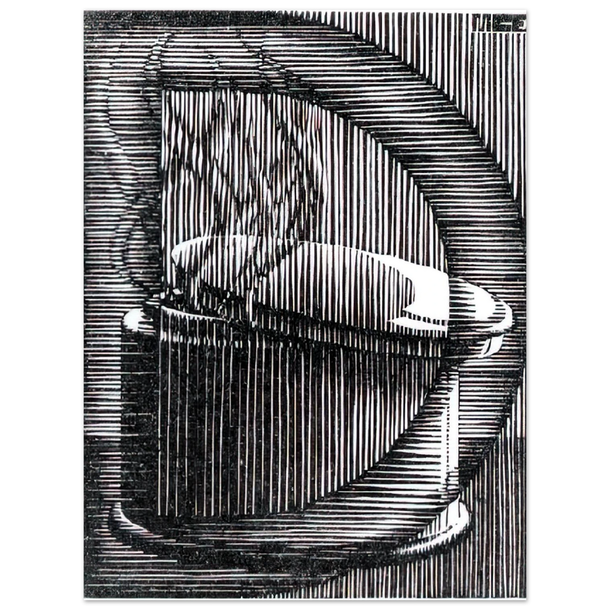 Initial D by M.C. Escher – art poster, view 2