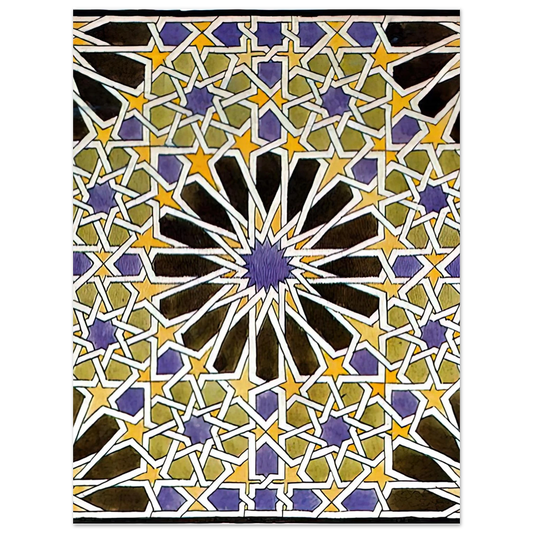 Mural Mosaic In The Alhambra by M.C. Escher – art poster