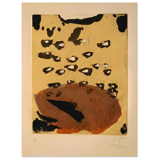 Repliquer II by Antoni Tapies (1981) – art poster