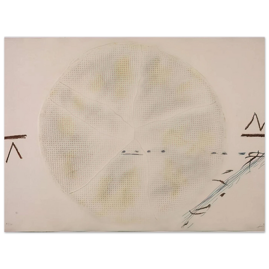 The Sieve by Antoni Tapies (1972) – art poster