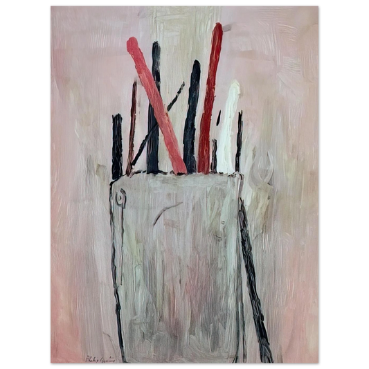 Brushes by Philip Guston (1969) – art poster, view 2