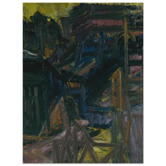 To The Studios by Frank Auerbach (1980) – art poster, view 2