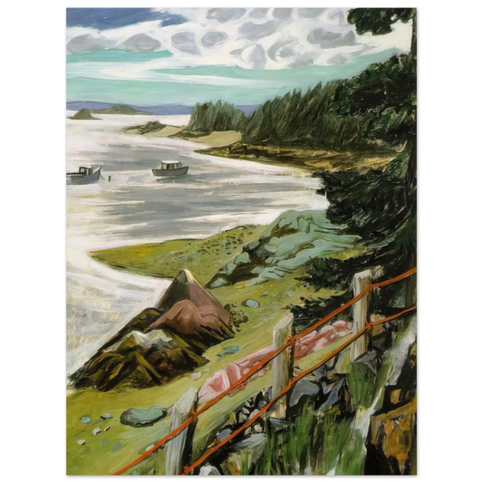 Red Cables by Fairfield Porter (1940) – art poster