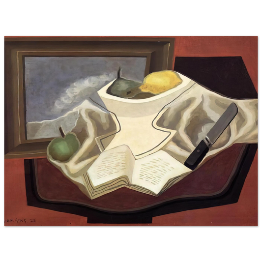 The Table In Front Of The Picture by Juan Gris (1926) – art poster