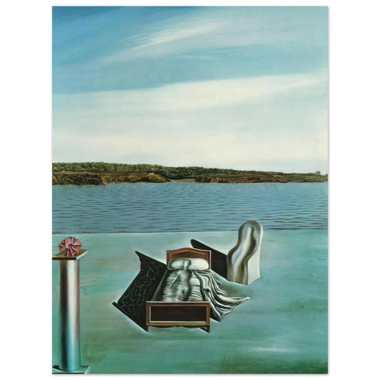 Surrealist Composition With Invisible Figures by Salvador Dali – art poster, view 2