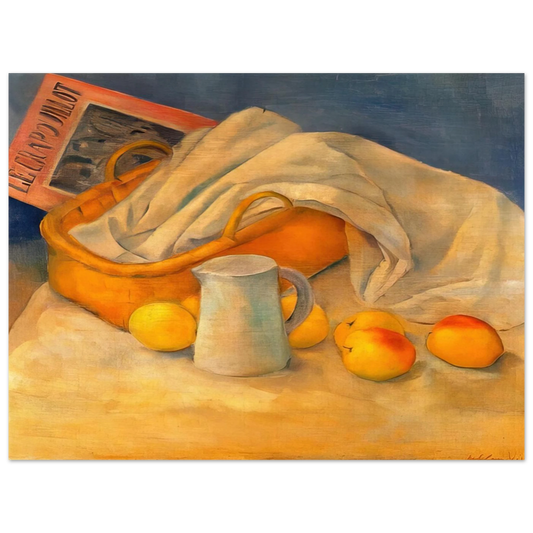Still Life With Le Crapouillot by Esteban Vicente (1925) – art poster, view 2