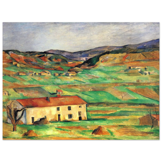 Gardanne by Paul Cézanne – art poster