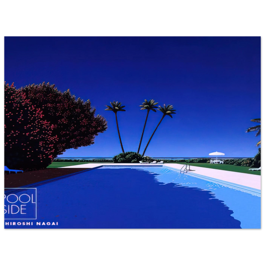 Poolside No. 17 by Hiroshi Nagai – art poster