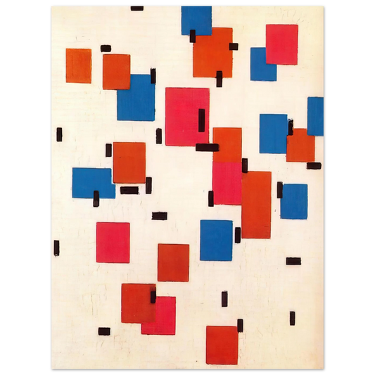 Composition In Color A by Piet Mondrian – art poster, view 2